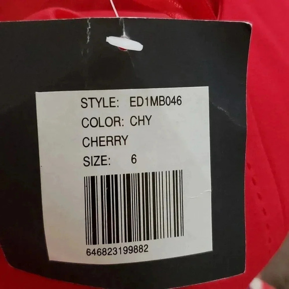 Vintage Chic Holiday Red Cocktail Events Cap Sleeve Midi Dress - Picture 5 of 6